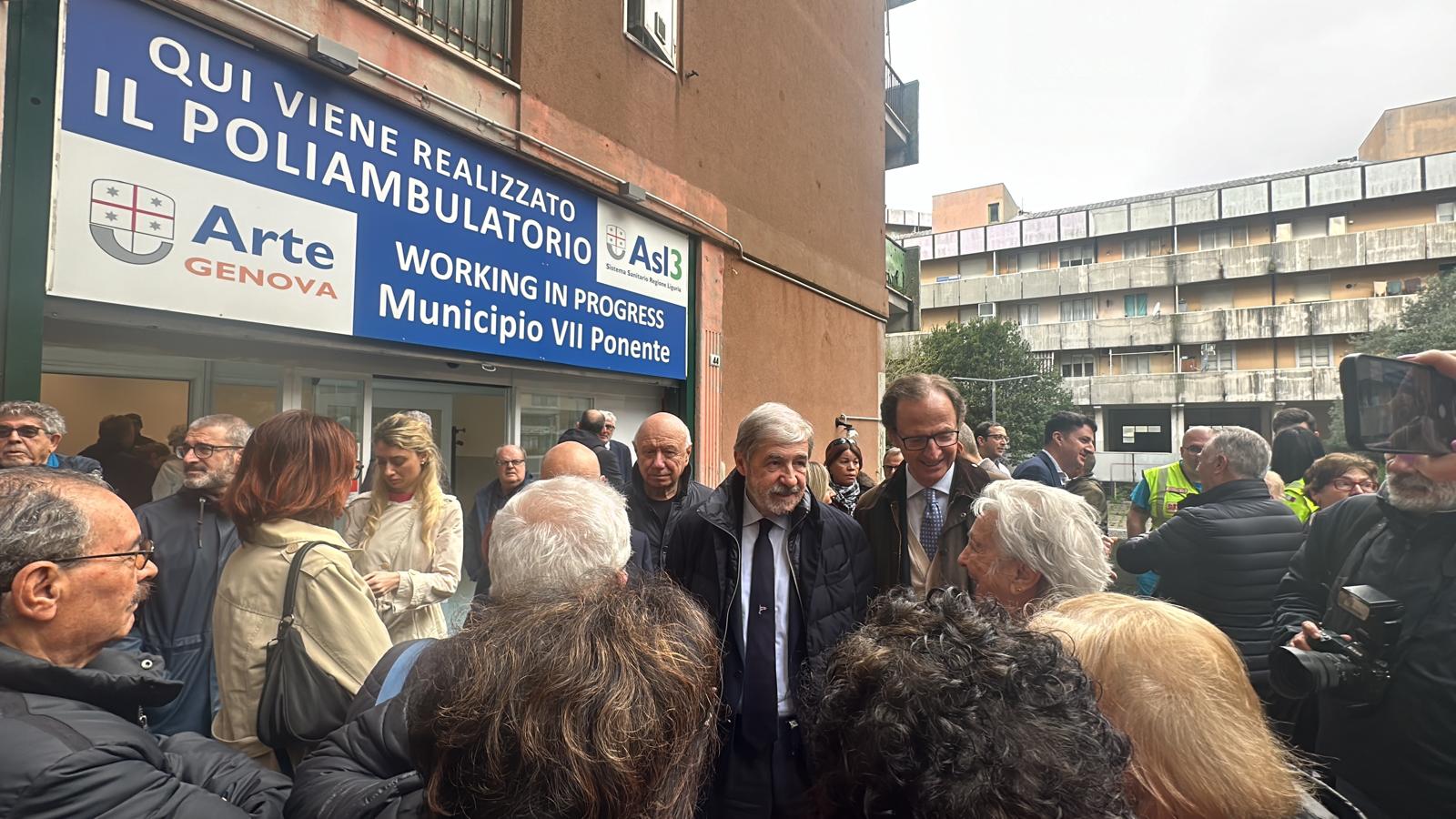 Aperto l’atteso poliambulatorio nel nulla al Cep di Pra'