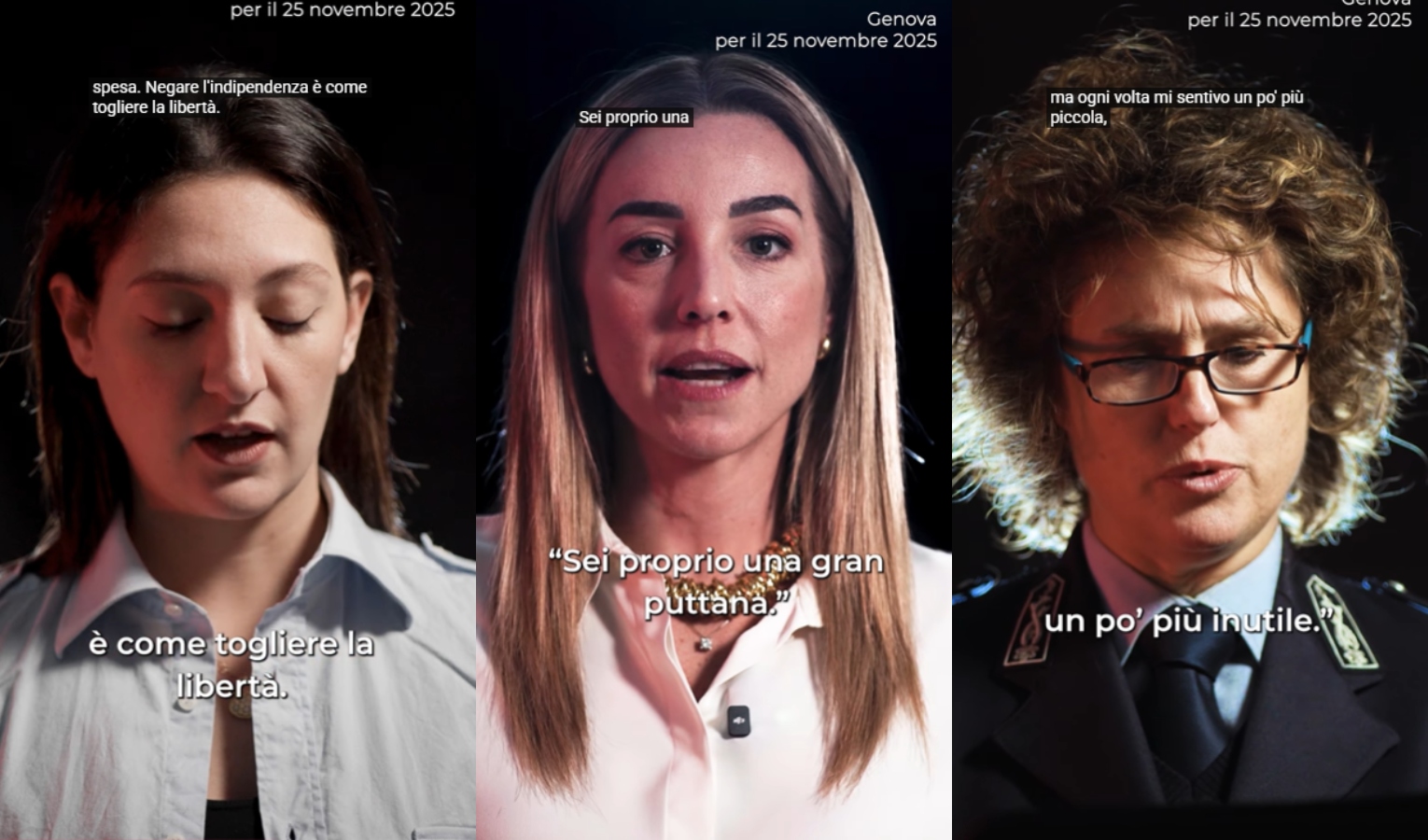 25 novembre: a Genova sindaca, giunta e agenti della locale prestano volto e voce al video di sensibilizzazione