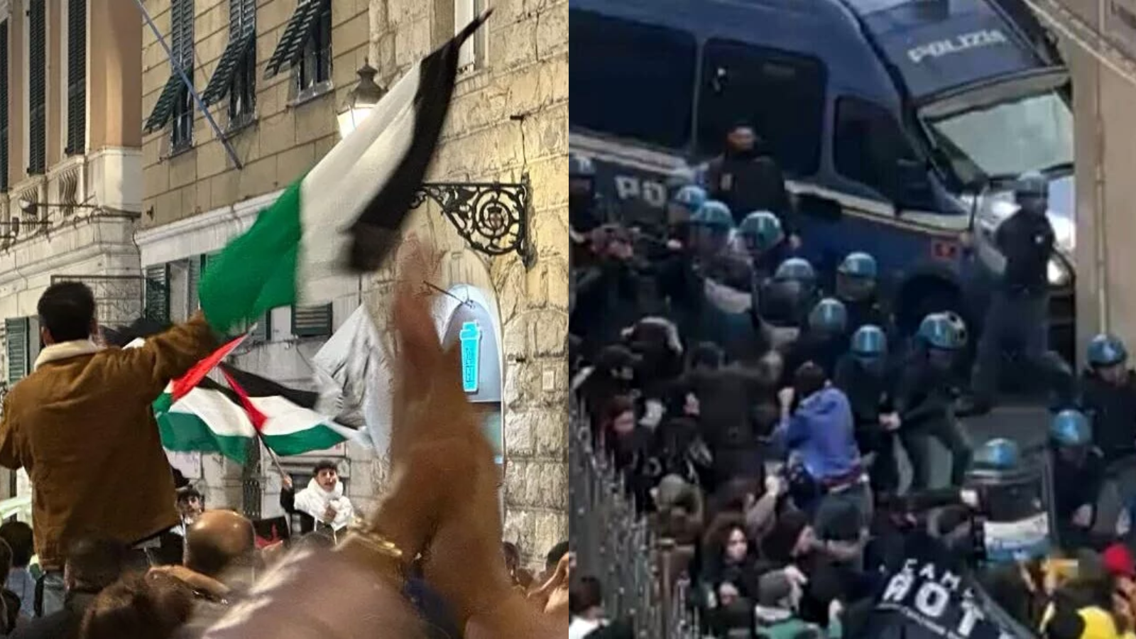 Genova, studenti manganellati: manifestazione contro Piantedosi e Salvini