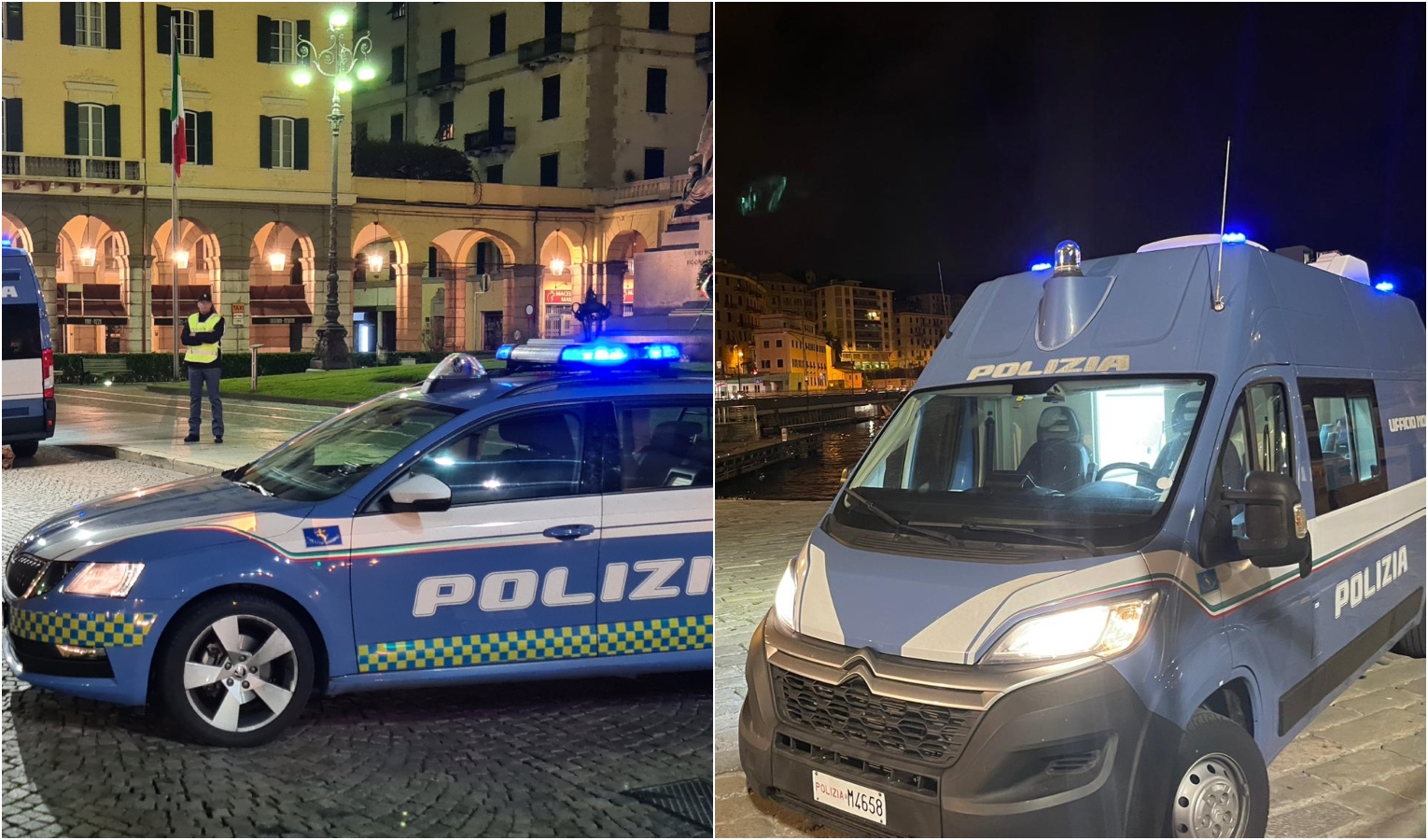 Savona, controlli della Polizia nella notte: raffica di sanzioni