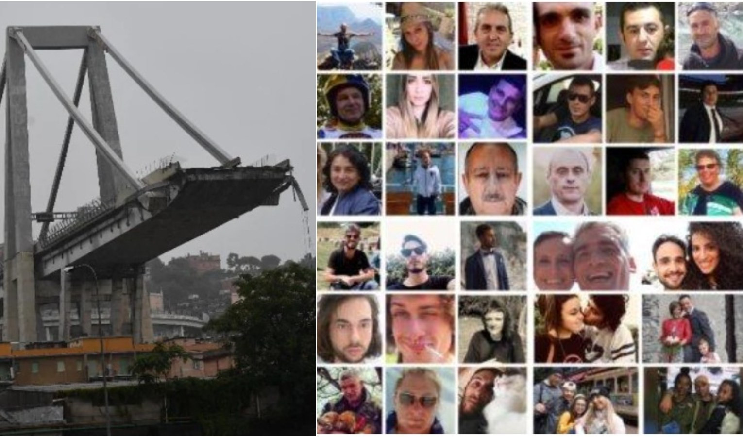 I nomi e le storie delle 43 vittime di ponte Morandi, per non dimenticare