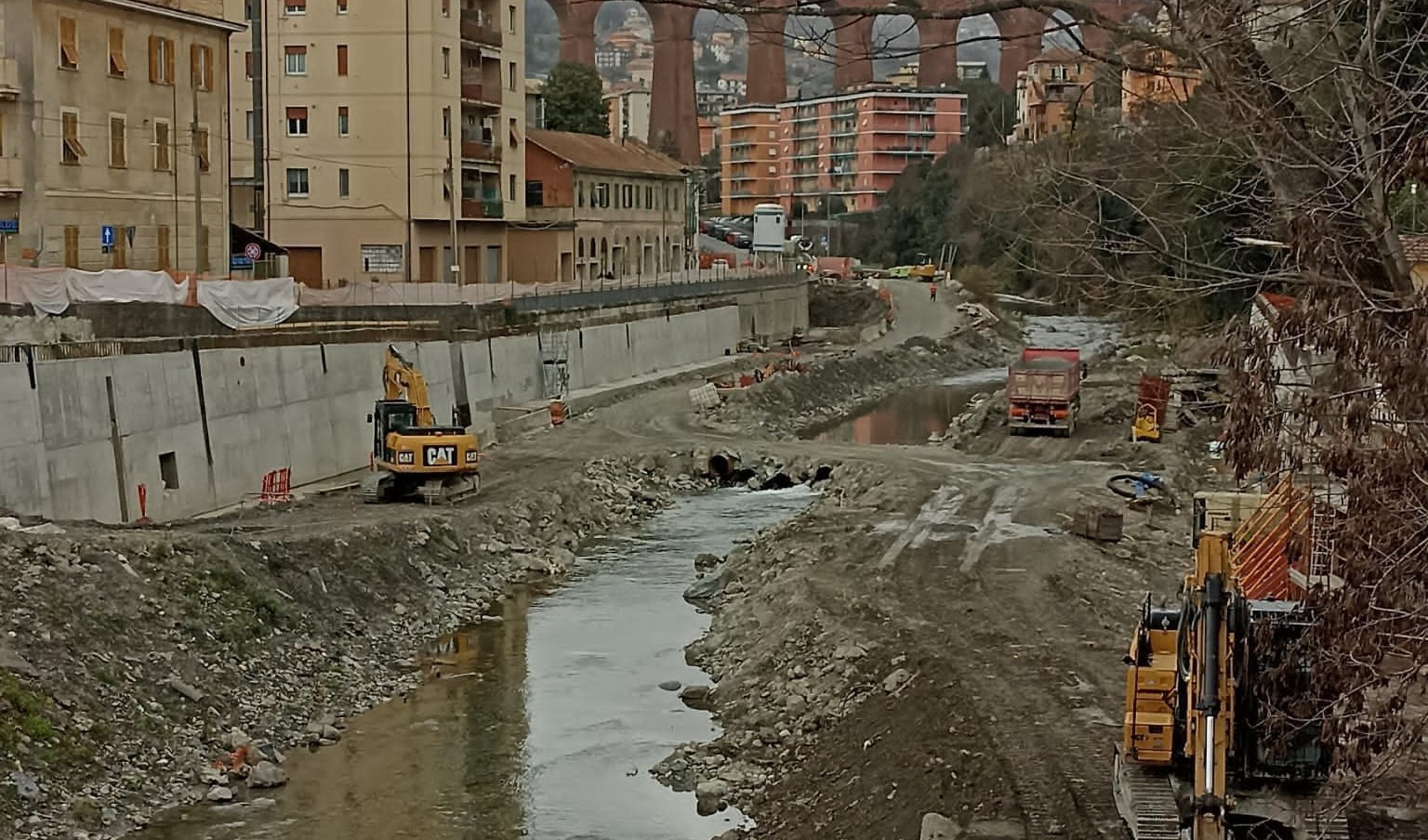 Genova, i lavori in via Lungotorrente verde termineranno entro luglio 2023