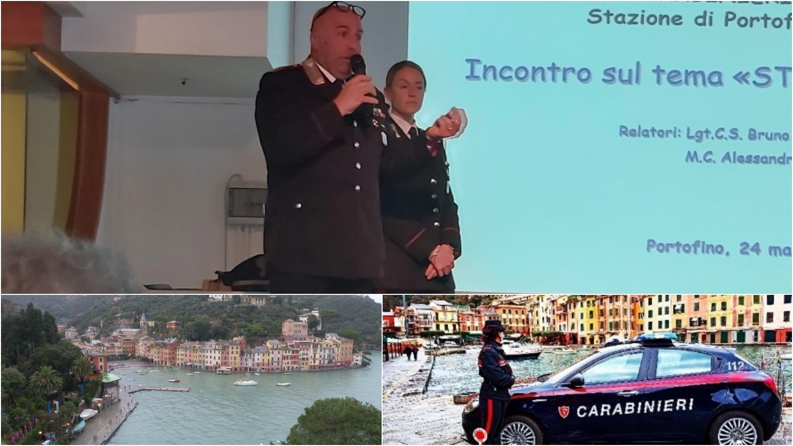 Portofino, vip a lezione anti truffa dai carabinieri