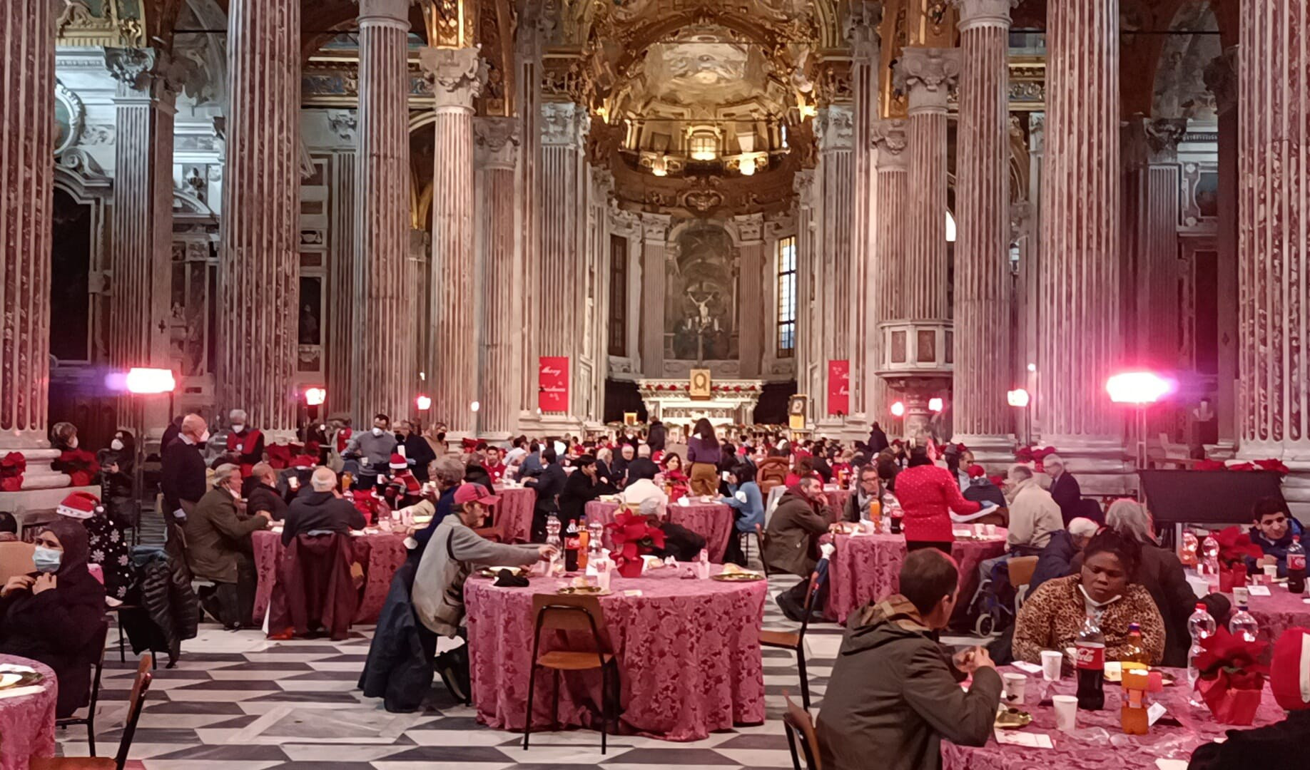 All'Annunziata il pranzo di Natale per gli 'ultimi', Tasca: 