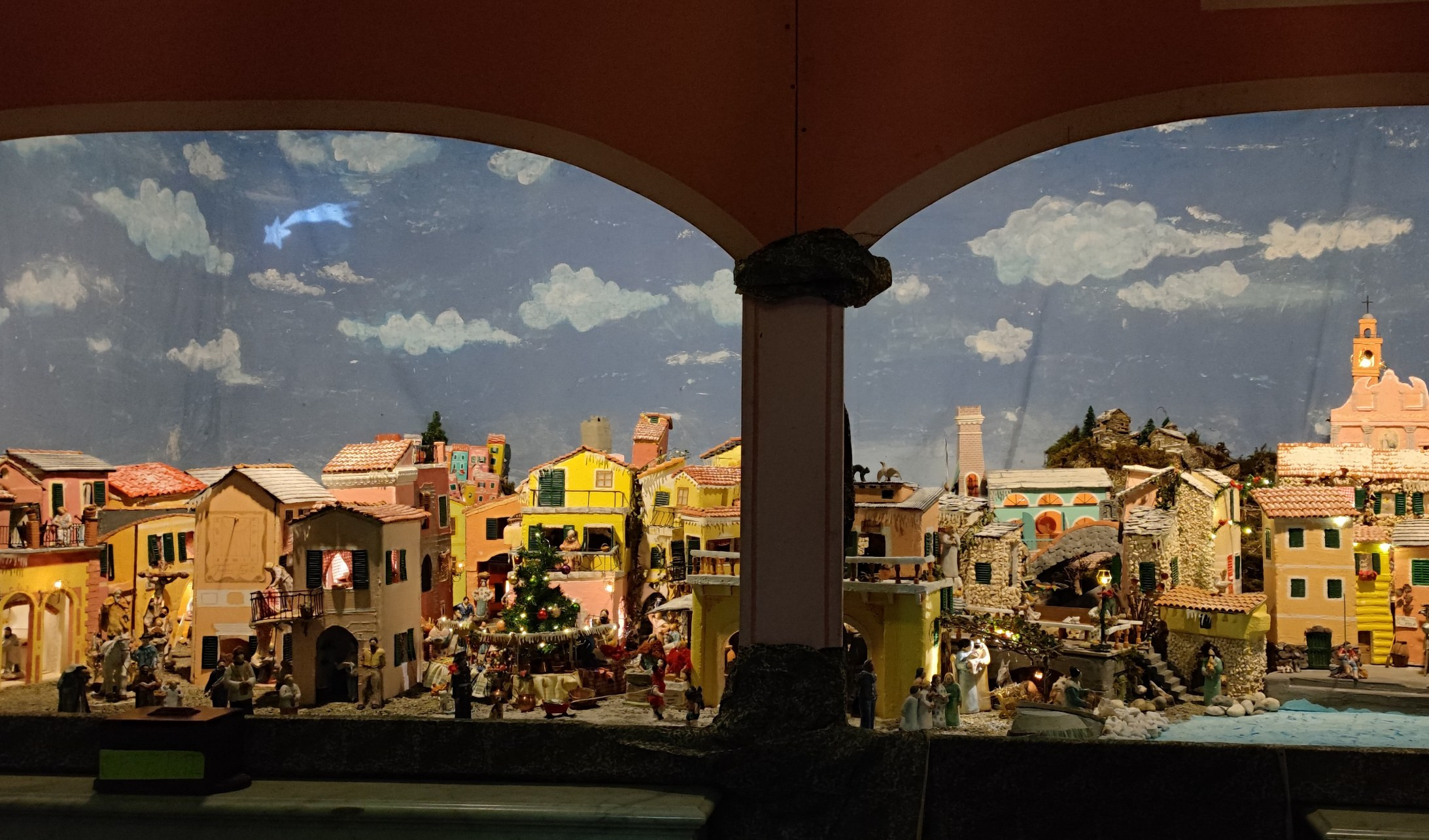 Terrazzamenti e scorci suggestivi nel presepe di San Siro di Struppa 