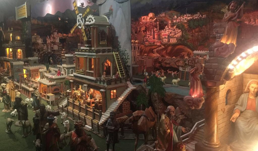 Il presepe meccanizzato al museo dei Cappuccini di Genova 