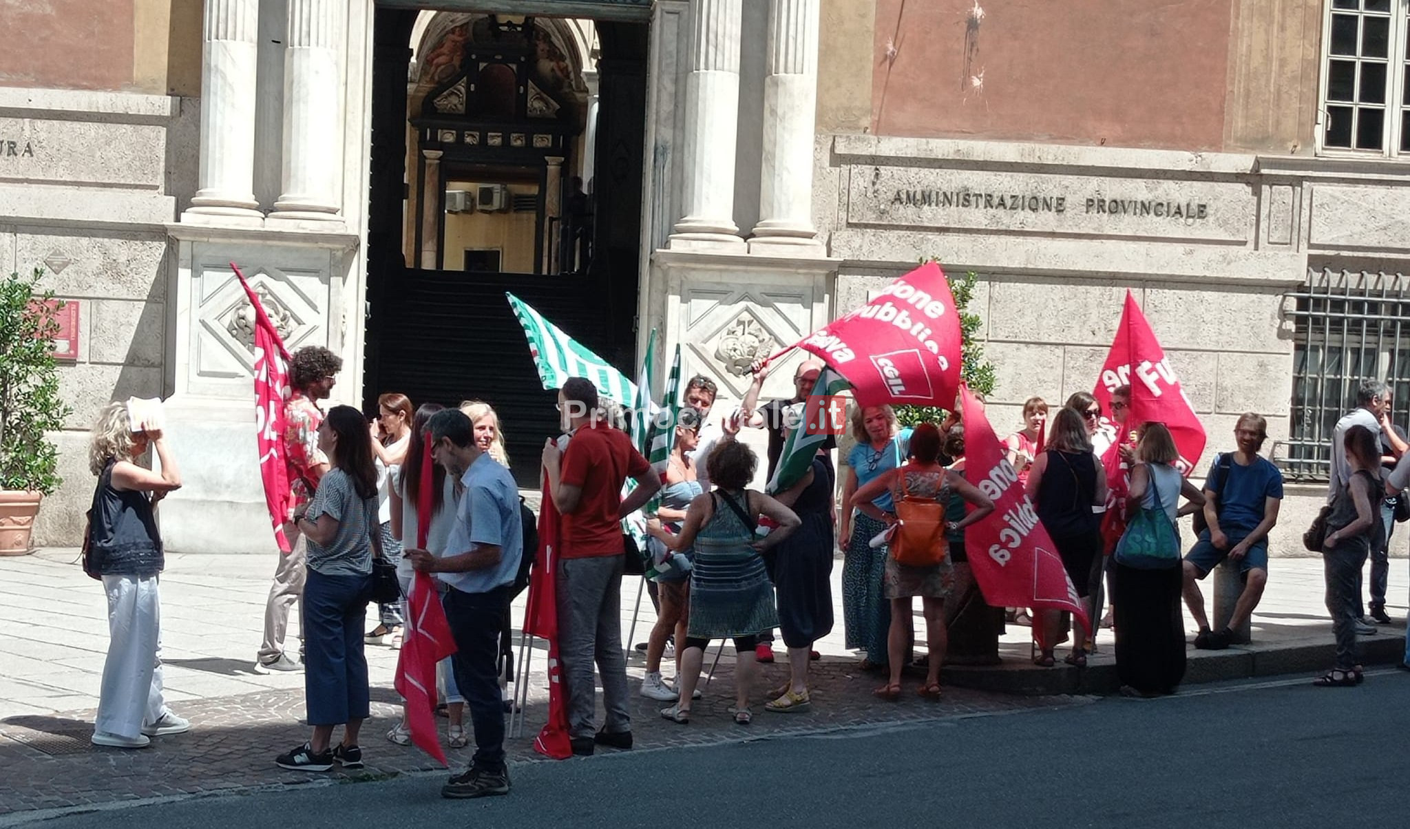 Presidio dei lavoratori dei Beni Culturali anche a Genova, la denuncia: 