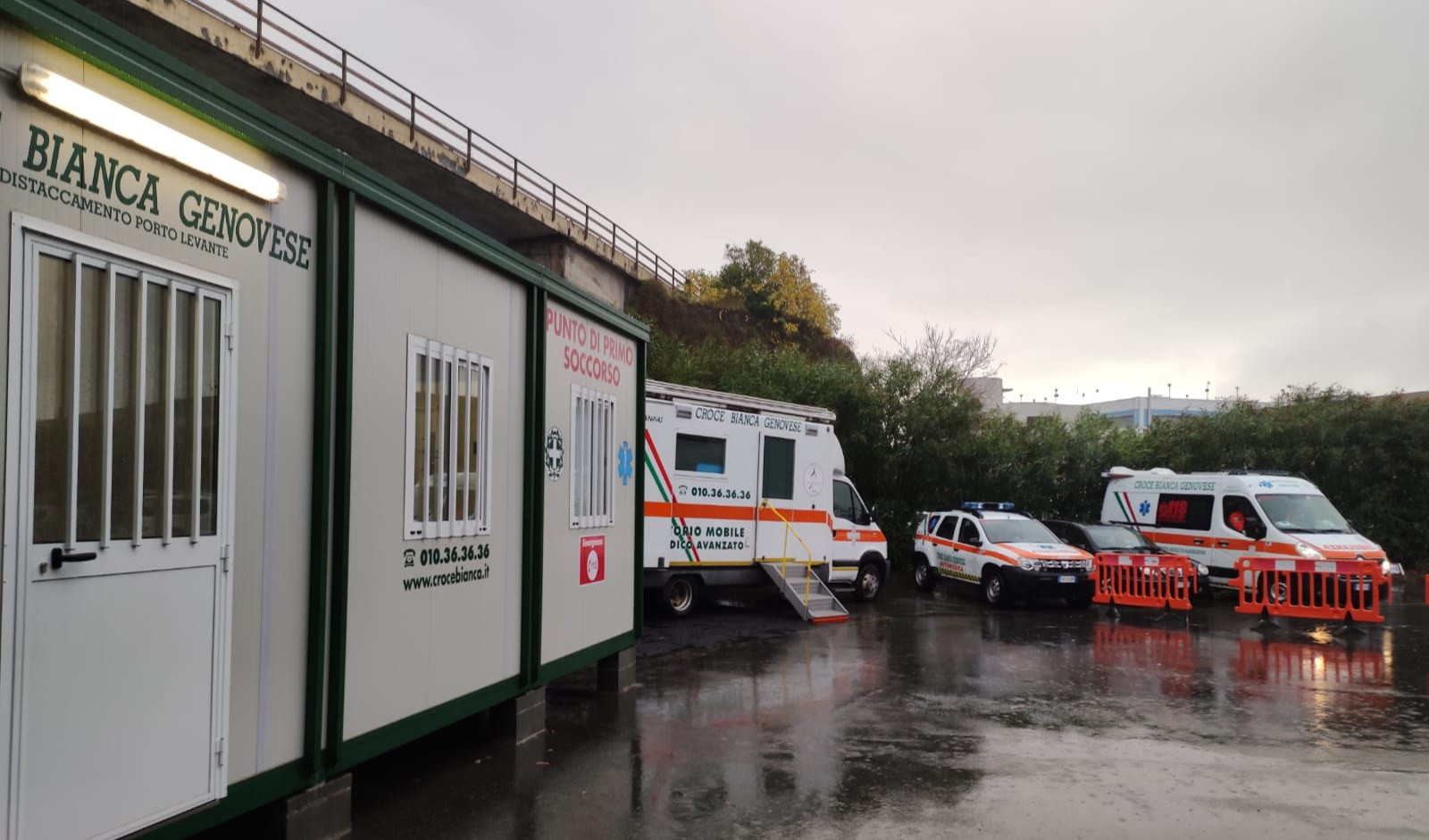 Porto di Genova, inaugurato presidio sanitario: per i lavoratori primo soccorso e tamponi