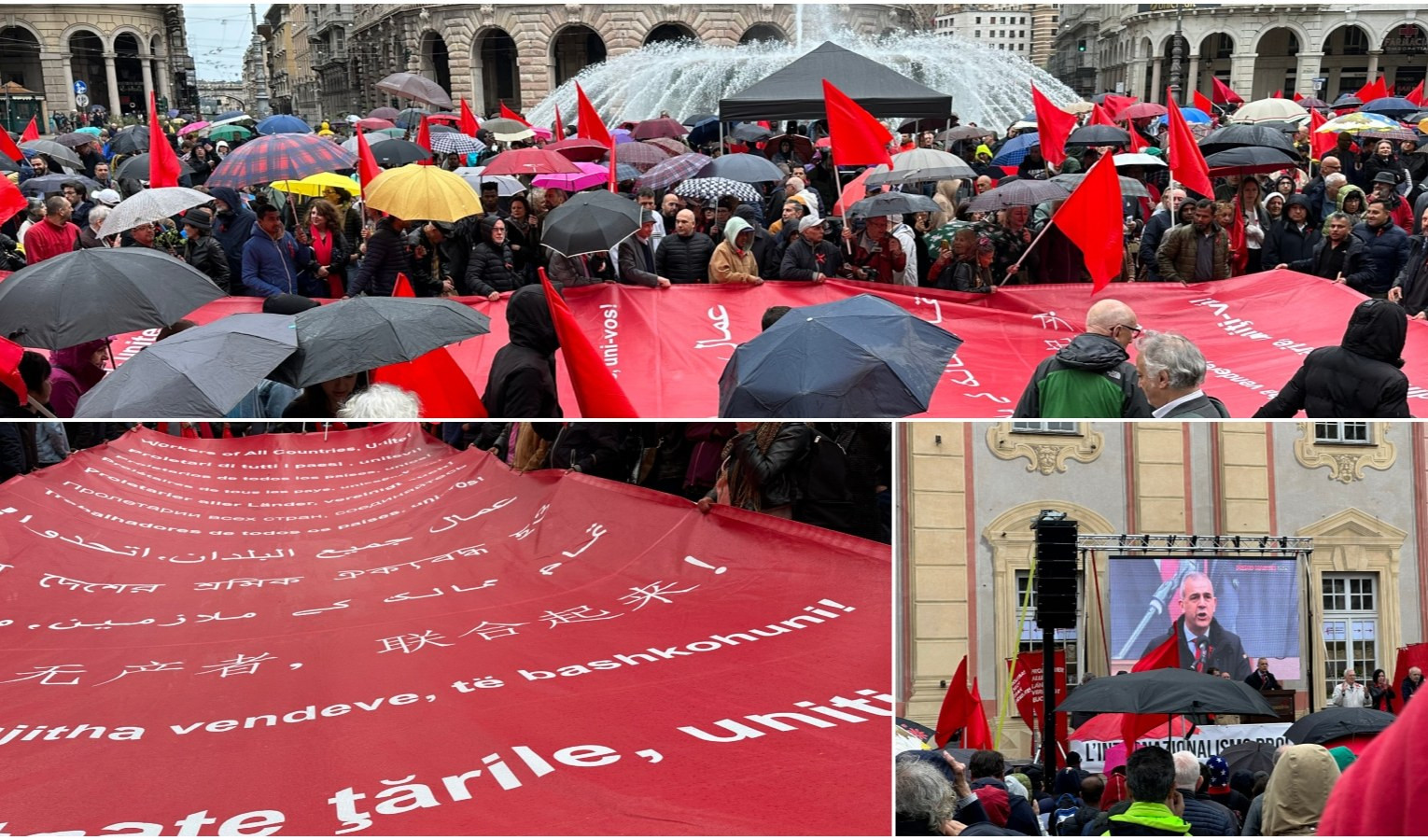 Primo Maggio, migliaia in corteo per lavoro e dire no alla guerra