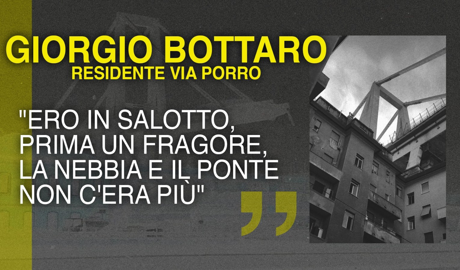 Testimoni Morandi, Bottaro: 