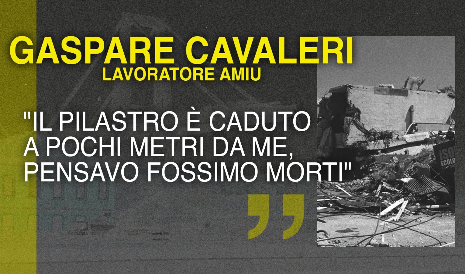 Testimoni Morandi, Gaspare Cavaleri: 