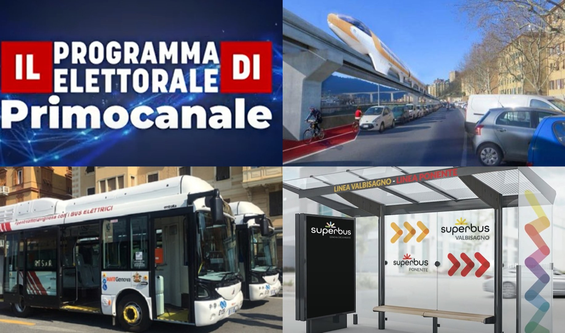 Il Programma elettorale di Primocanale - Il futuro del trasporto pubblico a Genova (puntata 2)