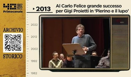 Dall'archivio storico di Primocanale, 2013: Proietti per Pierino e il lupo