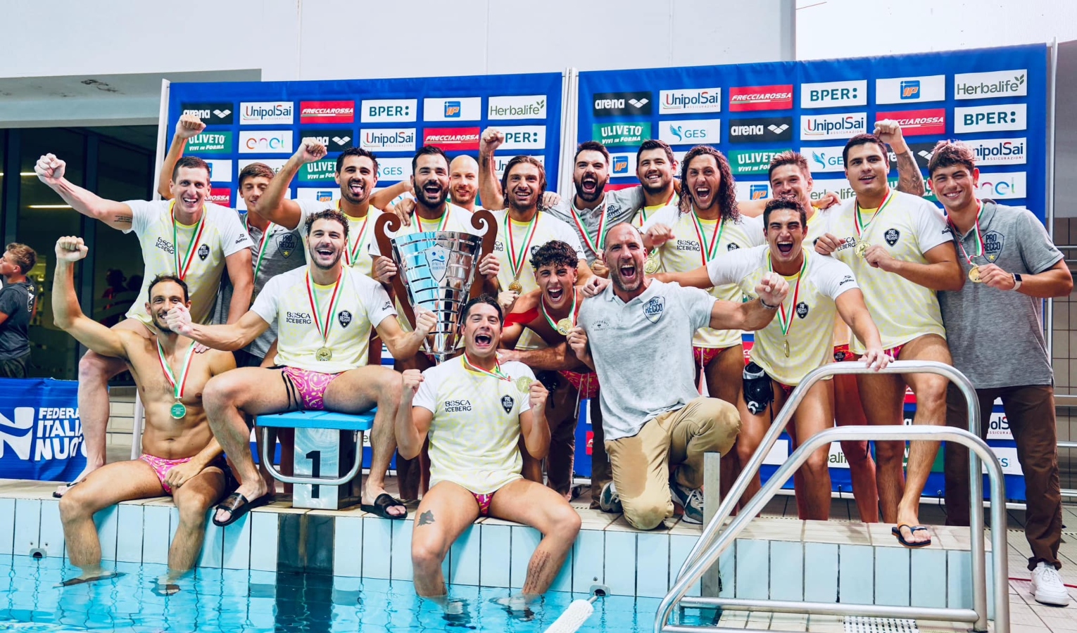 Pallanuoto, la Pro Recco vince il 36esimo scudetto