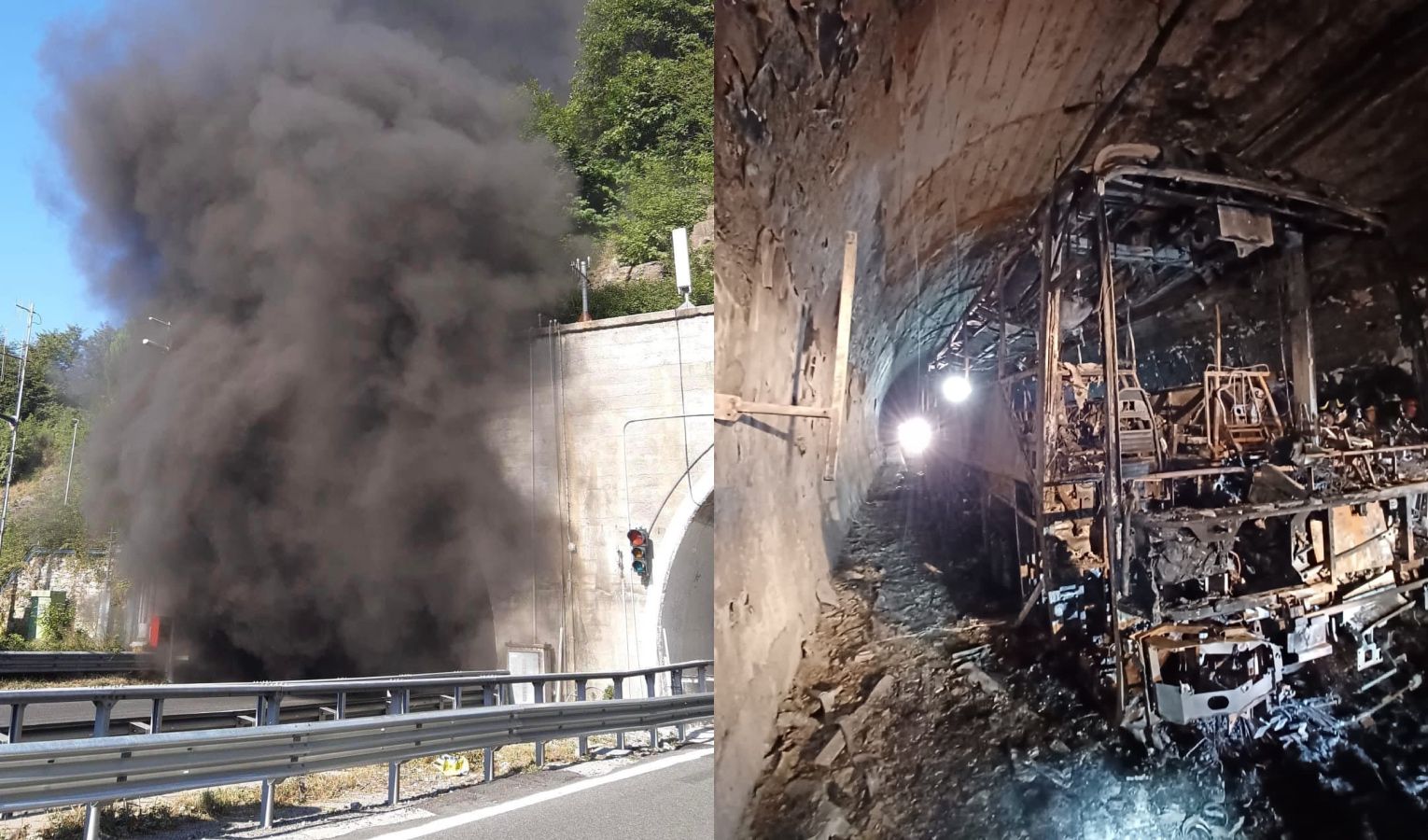 Incendio A12, riaperta autostrada in entrambe le direzioni: si viaggia ad una corsia