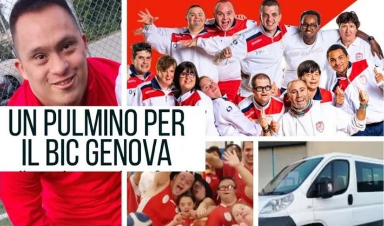 Genova, avviata la raccolta fondi di Bic del pulmino per ragazzi disabili