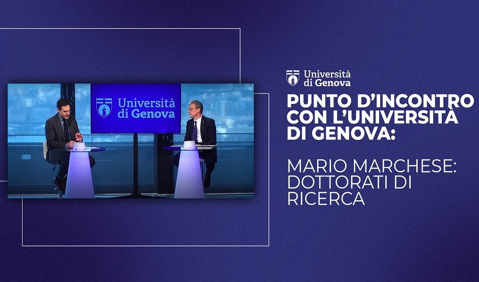 Punto d'incontro con l'Università di Genova: intervista a Mario Marchese - dottorati di ricerca