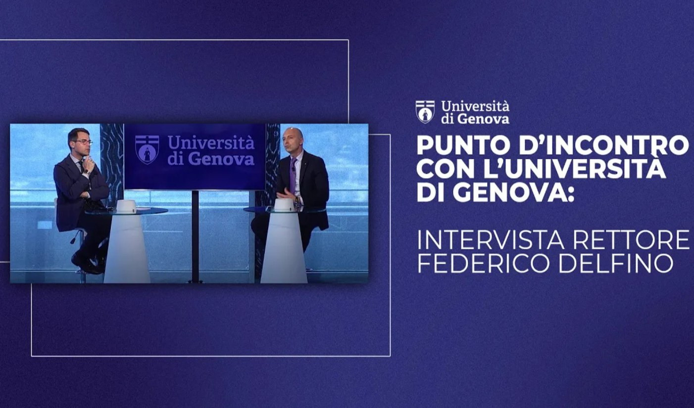 Punto d'incontro con l'Università di Genova, intervista al rettore Federico Delfino