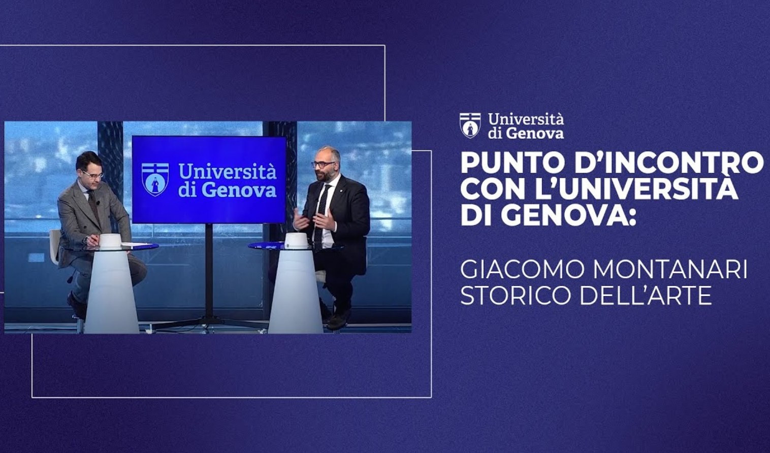 Punto d'incontro con l'Università di Genova: Intervista a Giacomo Montanari - Patrimonio Artistico Classico