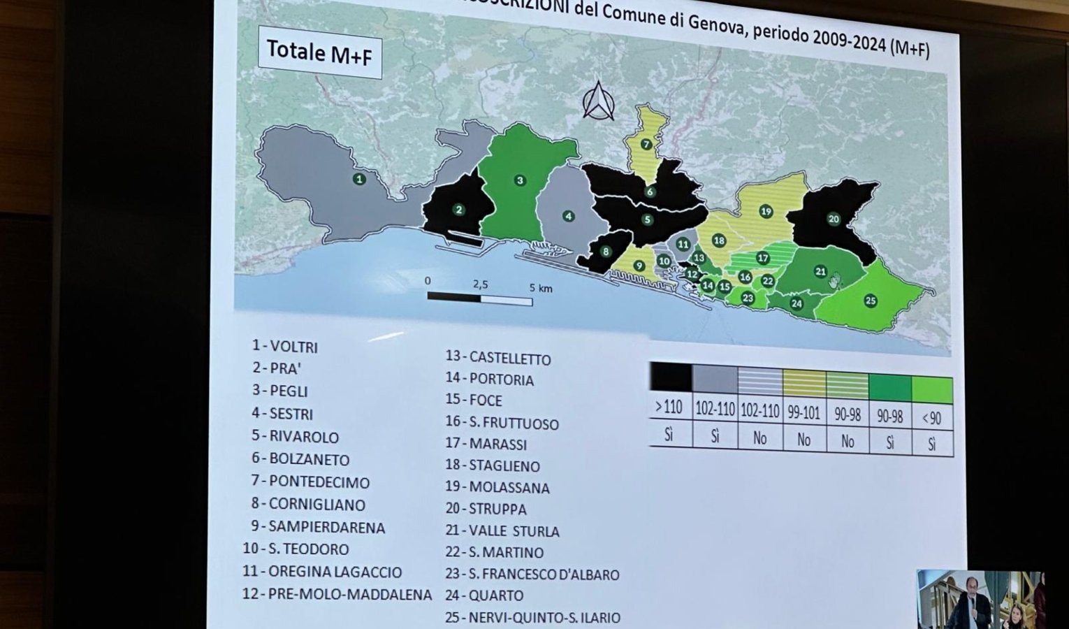 Ecco la mappa dei quartieri dove si muore di più a Genova