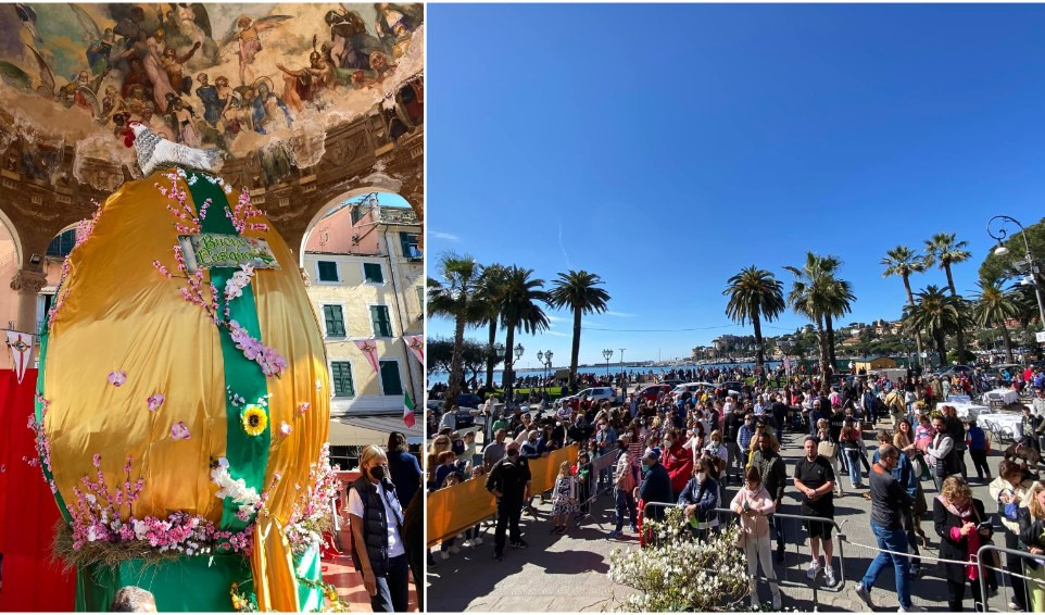 Pasqua a Rapallo, centinaia di bimbi per 'rompere' l'Uovo gigante