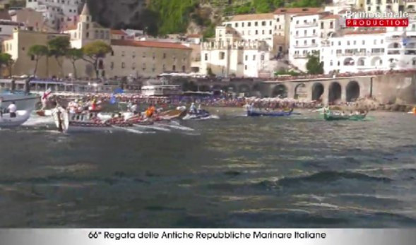 Regata Repubbliche Marinare 2022, vince Amalfi - la gara