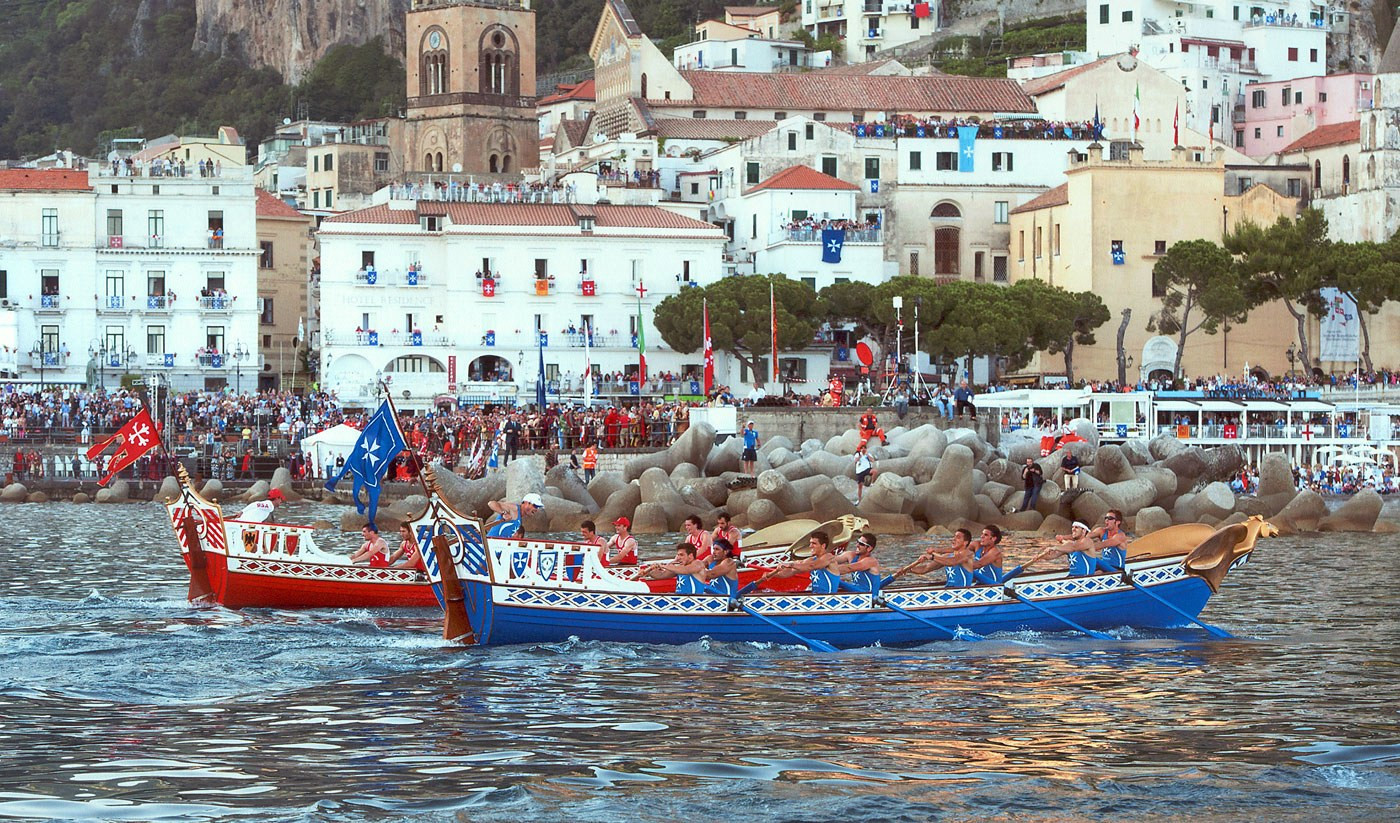 Regate Repubbliche Marinare, ad Amalfi è sfida tra campioni: diretta Primocanale