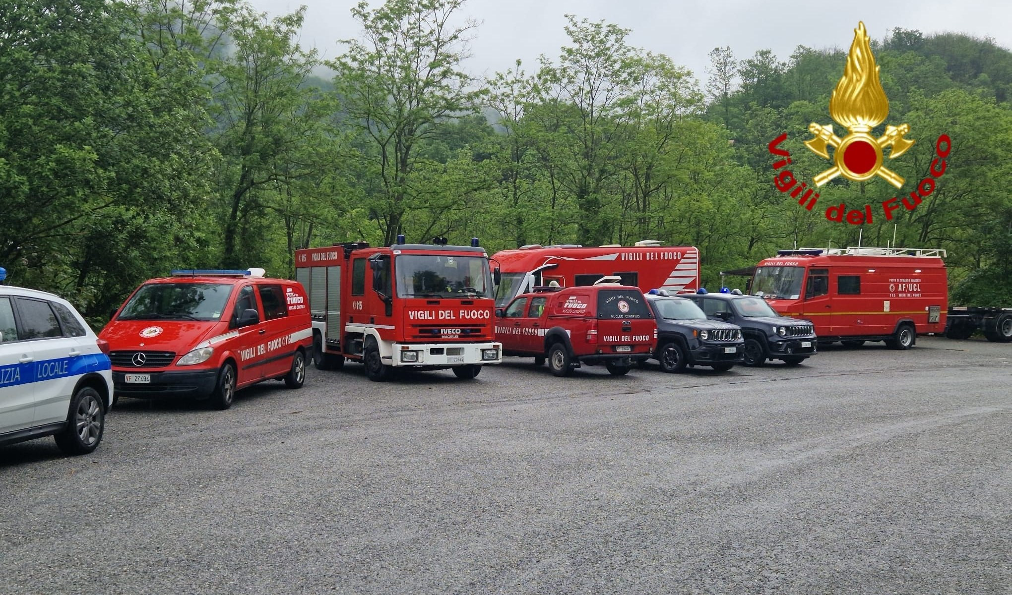 Busalla, disperso risponde al telefono dal bosco: ancora in corso le ricerche