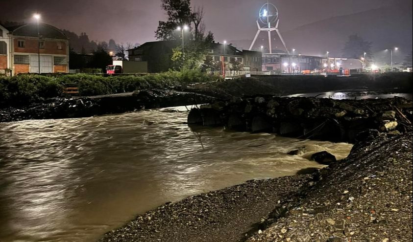 Ronco Scrivia, distrutto il nuovo guado