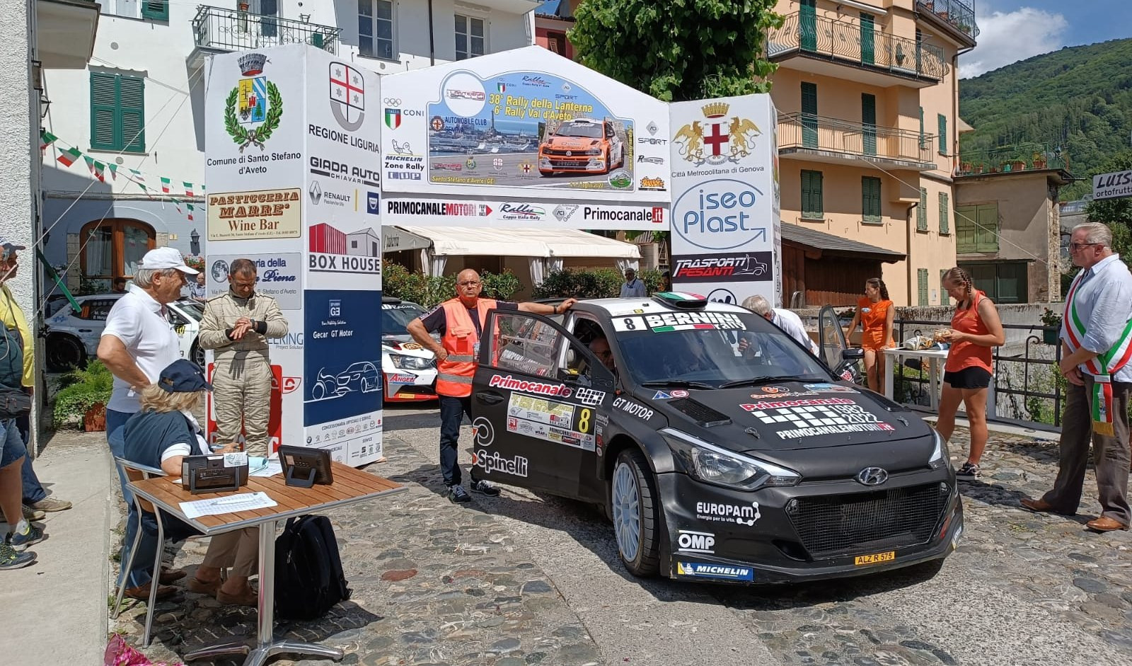 Rally della Lanterna, PS Monte Penna 2 Hyundai R5 Primocanale40 di Rossi-Zanini