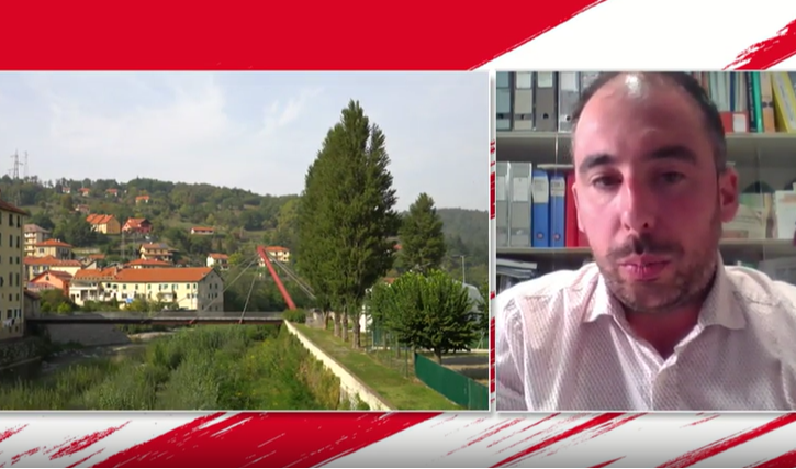 Il candidato sindaco a Rossiglione Omar Peruzzo