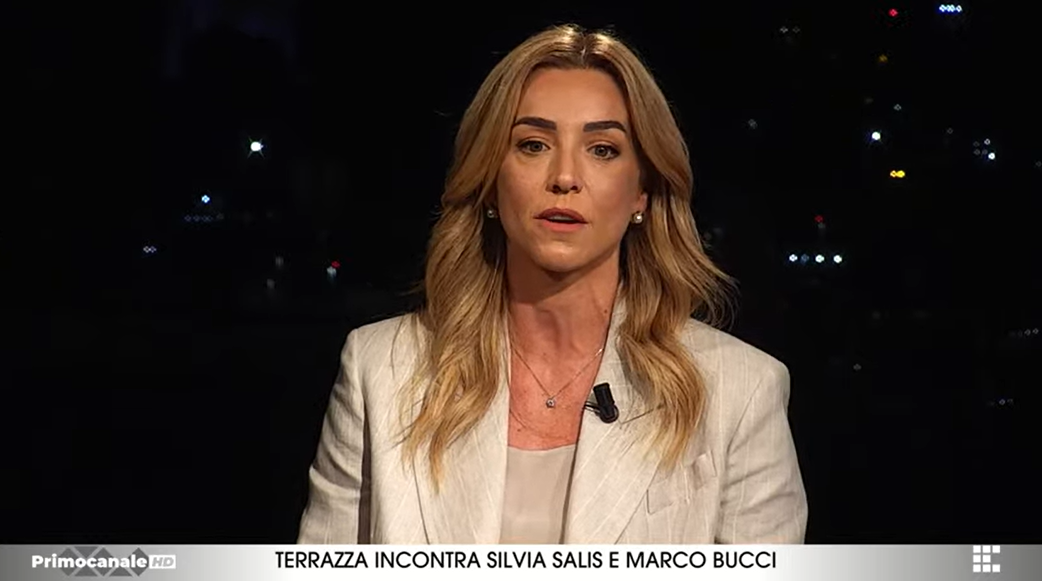 La sindaca di Genova Silvia Salis a Terrazza Incontra Silvia Salis