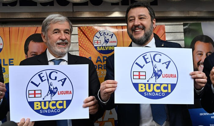 Salvini: scommetto 1 euro che a Genova Bucci vince al primo turno