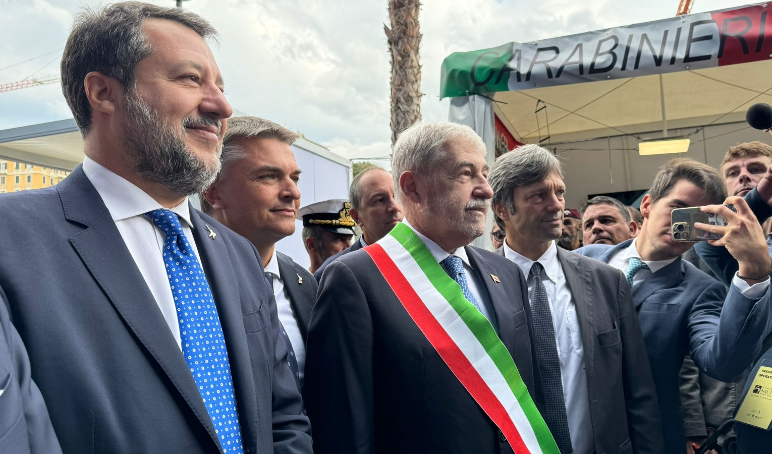 Salvini a Genova: 