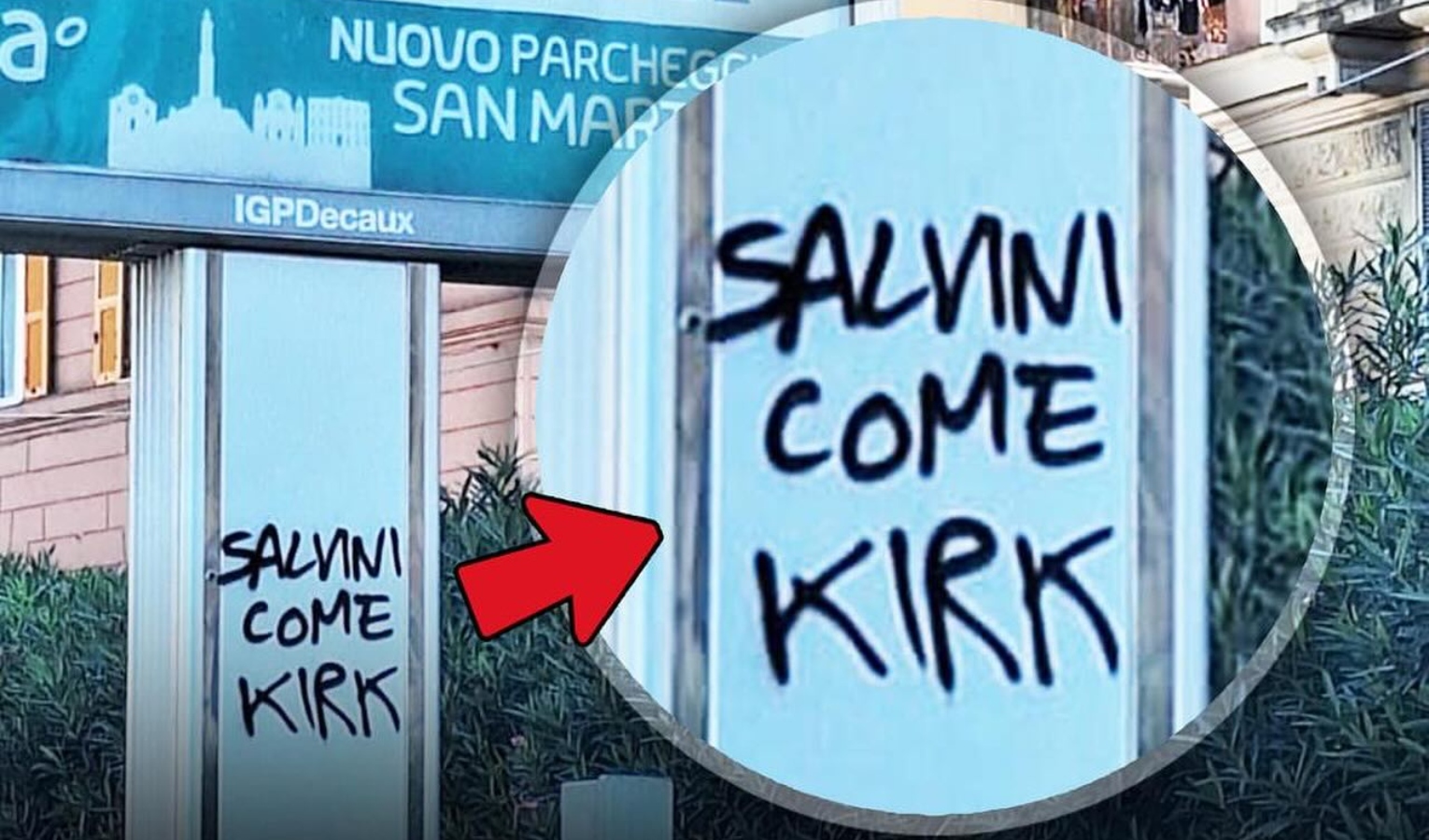 In corso Europa appare la scritta: 