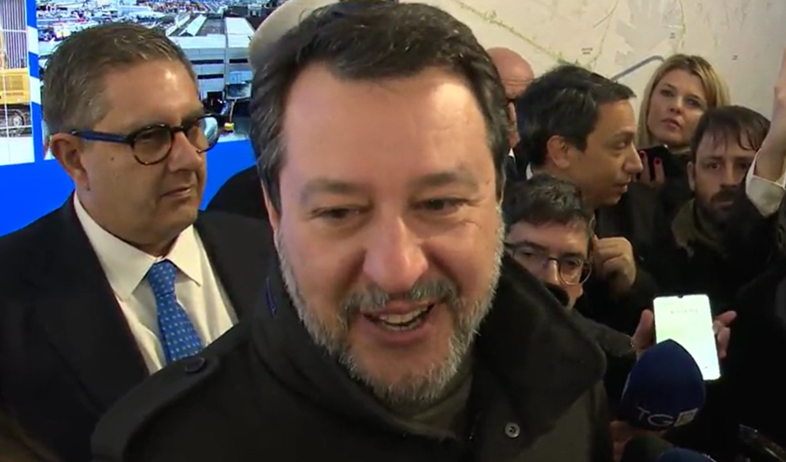 Salvini a Genova: 
