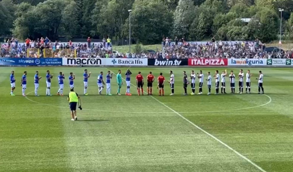 Buon test per i blucerchiati, a Temù Sampdoria-Parma finisce 1-1