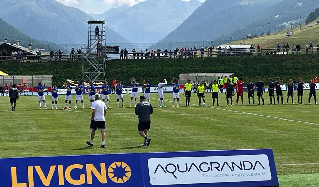 La Sampdoria chiude il ritiro con un 3-1 alla Pro Patria