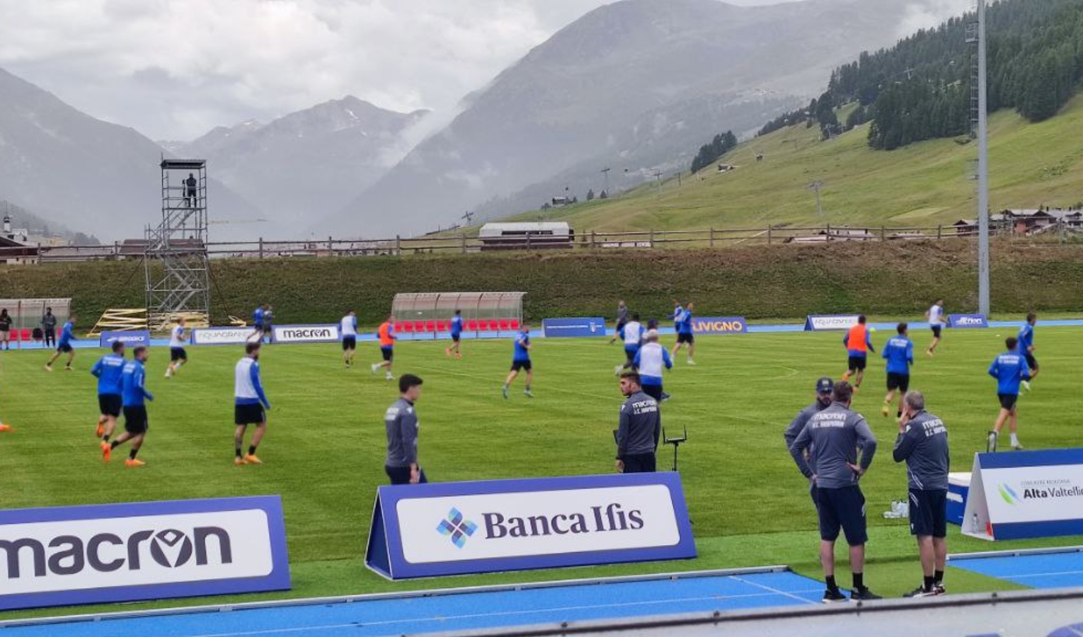 Sampdoria a Livigno: Ricci ancora fermo ai box