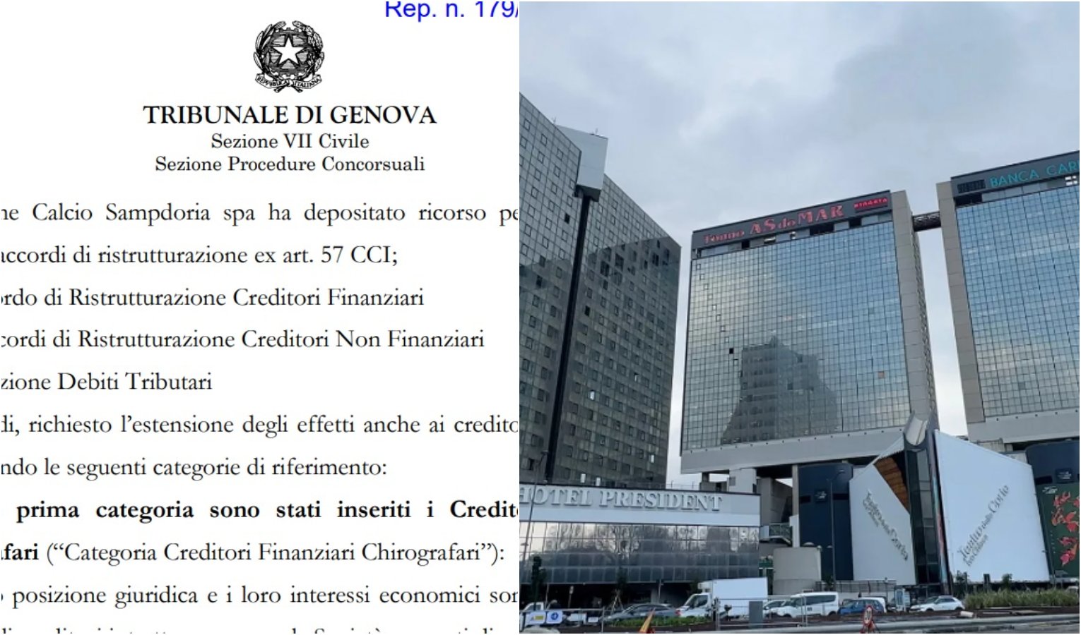 Sampdoria, arrivata l'omologa del Tribunale: via al pagamento dei creditori