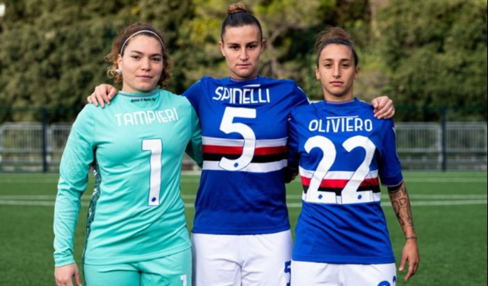 Sampdoria femminile, domani sfida al Sassuolo