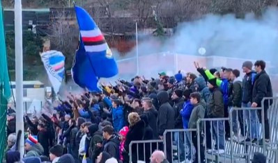Tifosi della Sampdoria mobilitati per Salerno