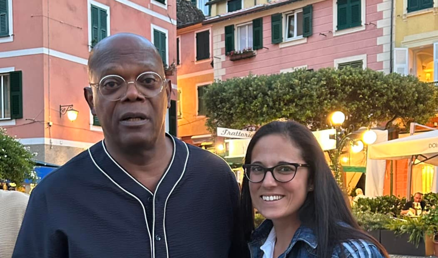 In Piazzetta a Portofino la star della Marvel e Pulp Fiction Samuel L. Jackson