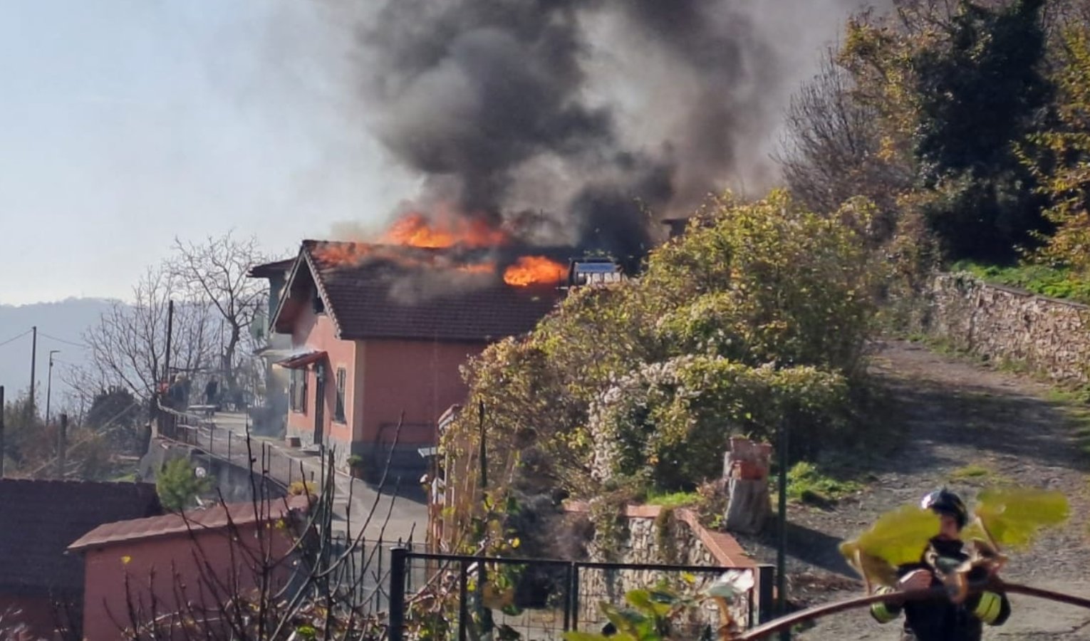 Incendio casa 