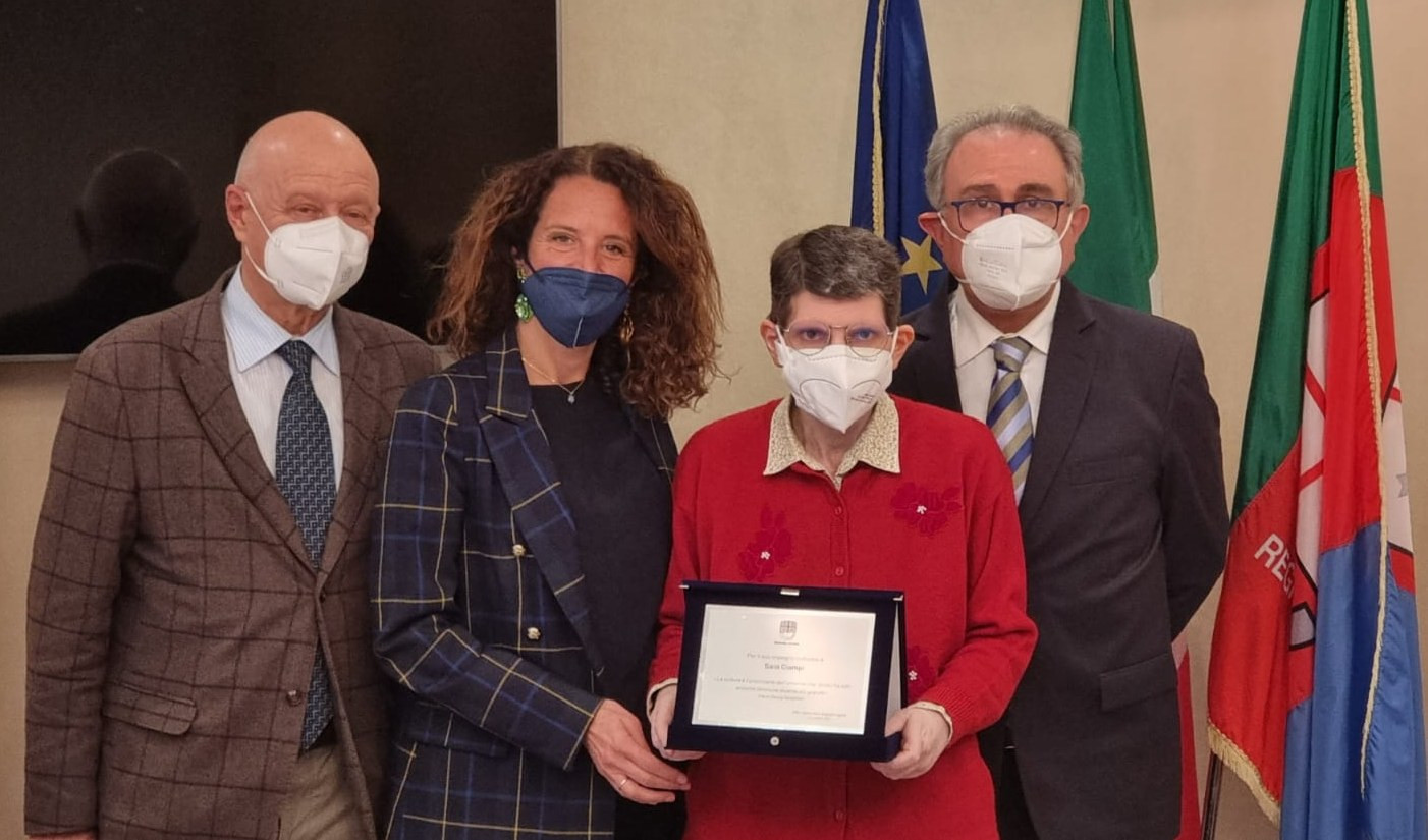 Cultura: l'assessore Cavo premia Sara Ciampi per le sue poesie