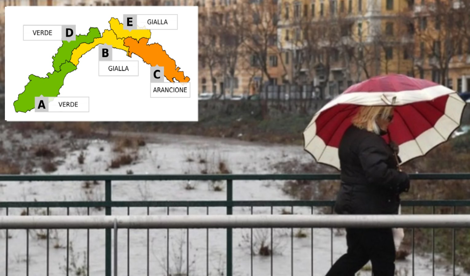 Allerta arancione sul Levante, gialla su Genova e Savona. Primocanale in diretta
