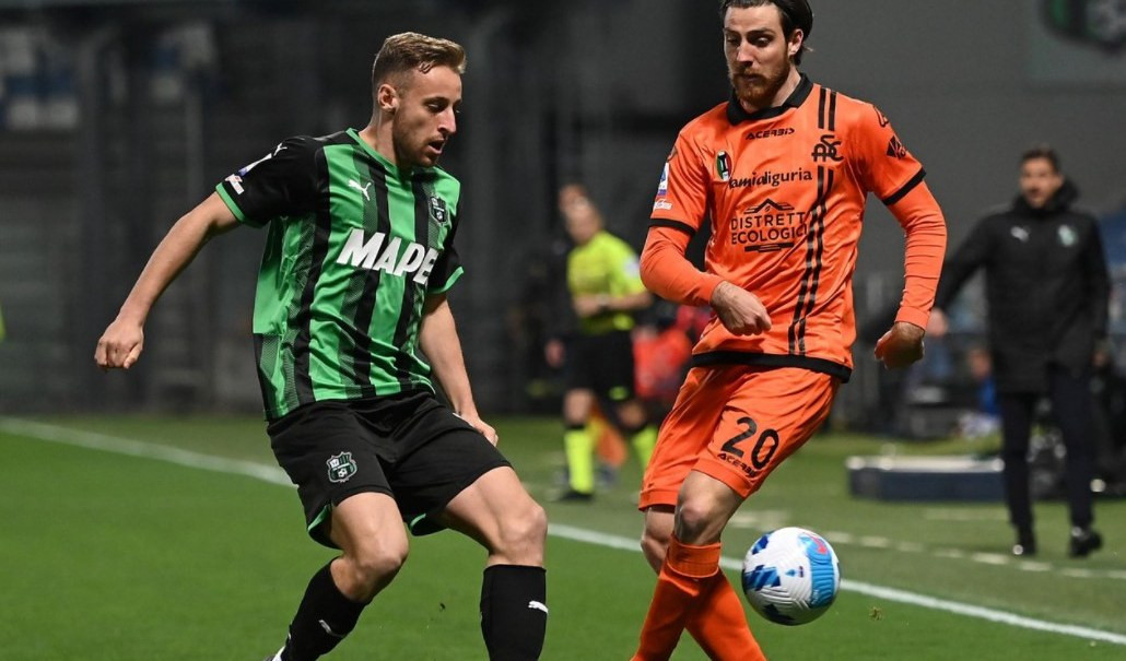 Sassuolo-Spezia 4-1: le Aquile crollano alla distanza