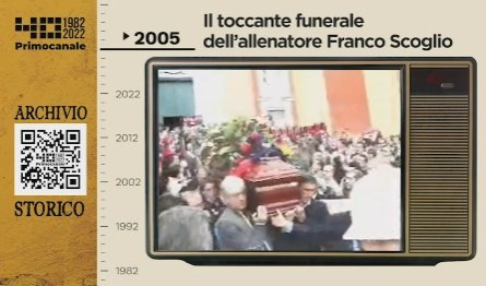 Dall'archivio storico di Primocanale, 2005: i funerali di Franco Scoglio
