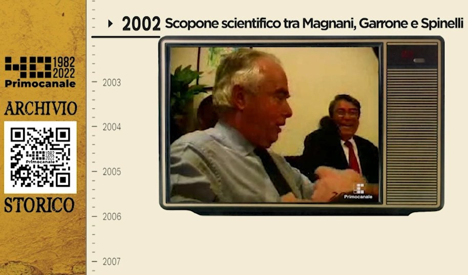 Dall'archivio storico di Primocanale, 2002: sfida a carte tra Magnani, Garrone e Spinelli 