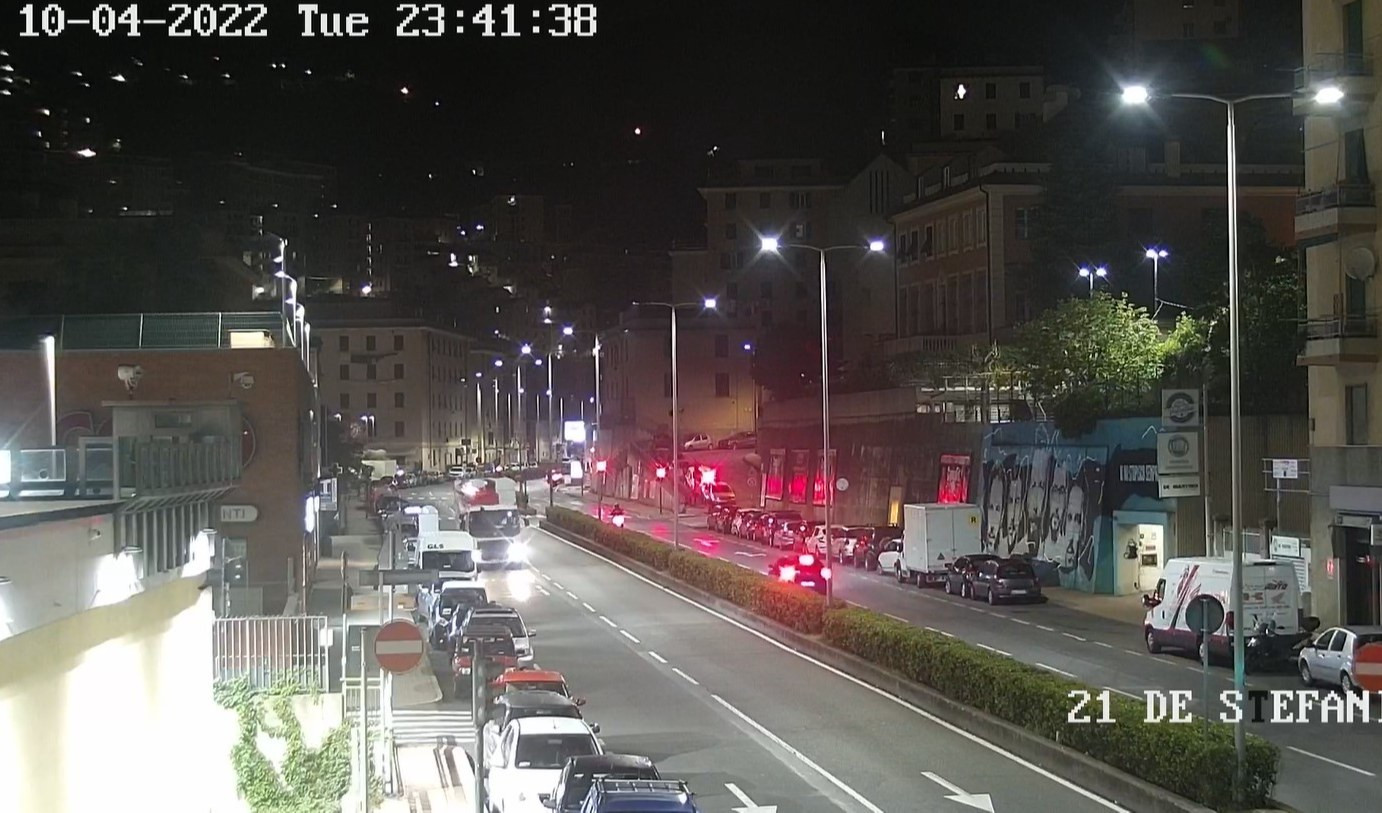 Terremoto a Davagna: la scossa a Genova registrata dalla telecamera